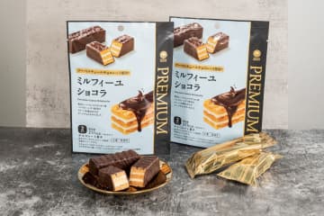 ファミマ「ファミマルPREMIUM」からチョコ本来のビター感が味わえる「ミルフィーユショコラ」発売