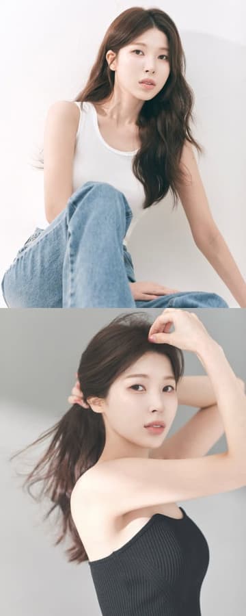 北朝鮮で生まれた脱北女優、華奢なスタイルが映える純白タンクトップ…透明感あふれる美貌に反響【PHOTO】