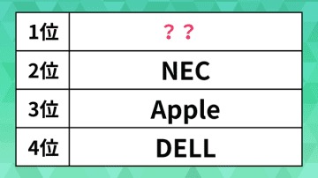人気の「ノートパソコン」メーカーランキング。AppleやNECをおさえた1位は、セキュリティと品質が支持された“あの”メーカー