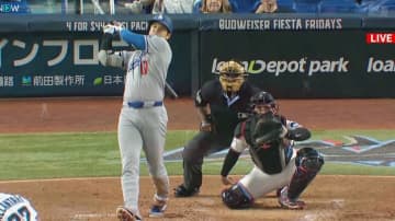 大谷翔平、2試合ぶり第9号2ラン！「50ー50」達成した思い出の地で228日ぶり一発　驚愕の189.7キロ爆速アーチにスタジアム騒然