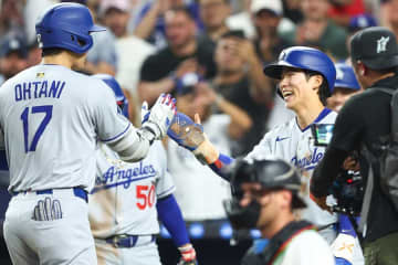 大谷9号HR→自分の結果より喜んだ同僚の第一歩　「見てください」米レポーター注目　本人は「いい思い出に」