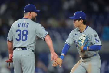 大谷翔平が初安打のキム・ヘソンをインスタで祝福「本人にとって本当に特別な日」