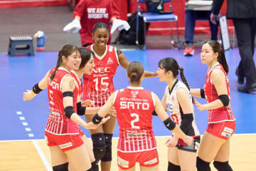 攻守で力を見せつけたNEC川崎がSAGA久光にストレート勝利！ 3連覇に向けてファイナル進出を決める【大同生命SVリーグ女子CS SF】