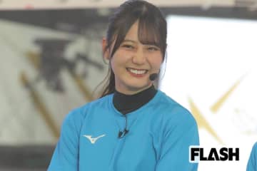 【元日本代表が指導】日向坂46・小坂菜緒、バレーイベントで“舌ペロリ”のお茶目顔…「日向坂バレー部」では部長の座に