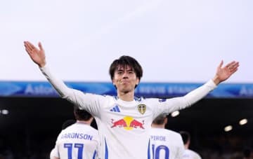 タフな英２部を戦い抜いた充実感。好プレーはスタッツにも表われている。リーズで田中碧はまさに主役級の活躍を見せた【現地発】