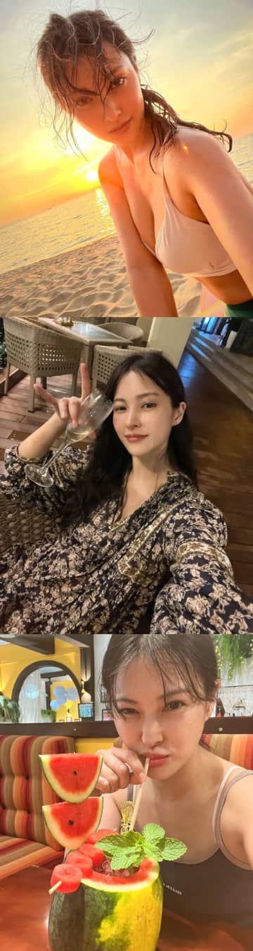 KARA・ギュリ、グラマラスな体型を惜しみなく披露！奇跡の写真に「女神が炸裂」の声【PHOTO】