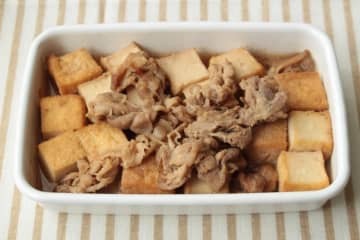 ボリュームたっぷりの簡単節約おかず「厚揚げと豚肉の照りうま煮」