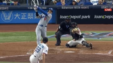 大谷翔平、2試合連発の特大ホームランは“まばたき厳禁” 初球打ちで即スタンドへ…「どこまで飛んだ？」ファン騒然