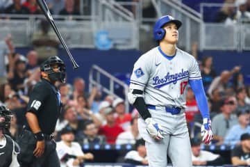 【MLB】大谷翔平が「華麗なバットフリップを披露」と公式注目　2試合連発で確信歩き、鮮やかなパフォーマンスに「アートだ」