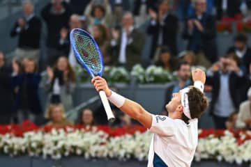 ルードが優勝　フルセットの末、ドレーパーに勝利【マドリード・オープン】