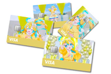 ナッジ、VTuber「天川はの」の生配信スクショをそのままカード券面に