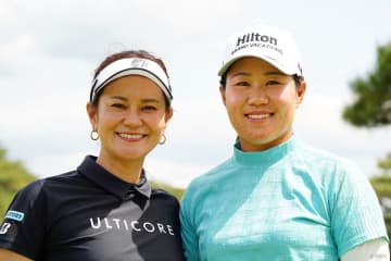 畑岡奈紗「スーパースター」宮里藍さんと8年ぶりラウンド 国内メジャーでパター変更も
