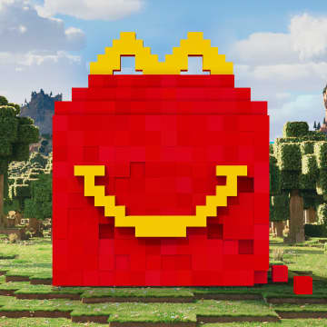 ハッピーセットのアイコンが「マイクラ」風に変化。マクドナルド公式Xが画像を投稿