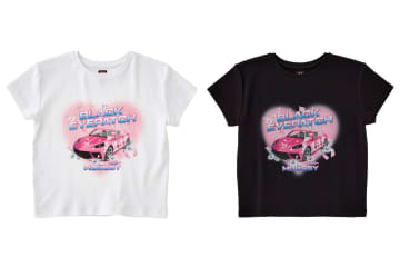 マウジー×ブラック アイ パッチ ウーマン、“ハートロゴ”のピタッとTシャツやフリルキャミソール