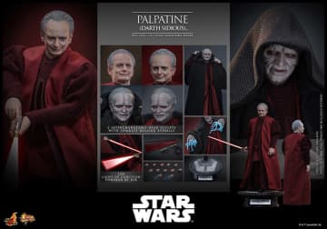 「スター・ウォーズ 3」最高議長パルパティーンが可動フィギュア化！ ホットトイズ、暗黒卿としての姿も再現