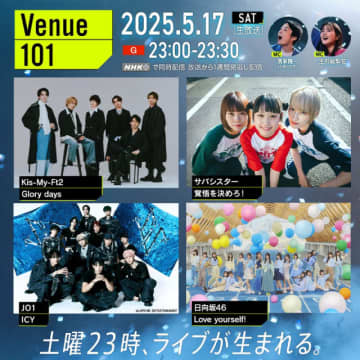 Kis-My-Ft2が「Venue101」に初登場！　KCONに出演するJO1のバックヤードにも潜入!?