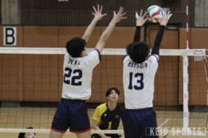 p【バレーボール】「良い変遷」明学大を下し５勝目　日大ら強敵を控えチームに“一体感”／春季関東大学男子２部バレーボールリーグ戦 第６日 vs 明学大/p