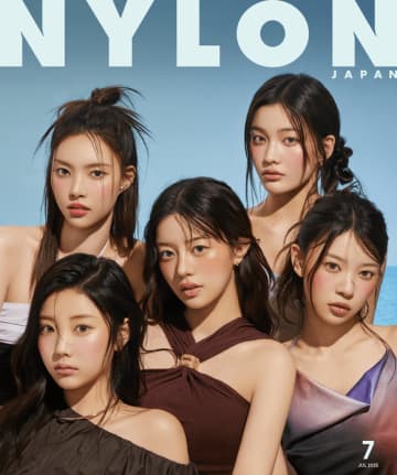 ILLIT「NYLON JAPAN」7月号に初登場！「NARS」の新作コスメでサマーガールに変身