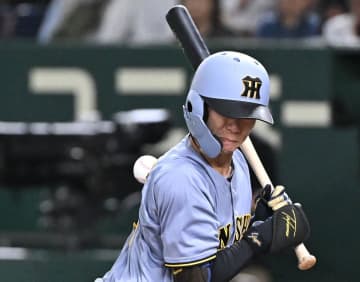 【阪神】中野拓夢が死球で悶絶　藤川監督がベンチ飛び出し球場は一時騒然
