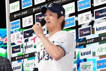 西武・甲斐野、ヒロインで異例の妻の妊娠を報告「2人目を…」　移籍後初お立ち台でどよめき