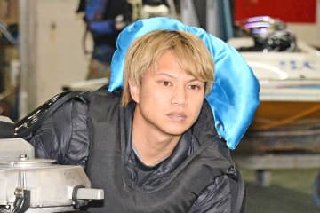 【唐津ボート】蒲原健太　山田康二が上位級に仕上げた５５号機ゲット「全体的に良さそうな感じ」