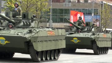 ロシア戦勝パレードのリハーサルで新型とみられるドローンなど公開　9日の式典には中国・習近平国家主席など出席…北朝鮮軍は不参加か