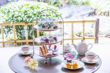 東京プリンスホテル、「あじさいアフタヌーンティー」を提供　7月18日まで