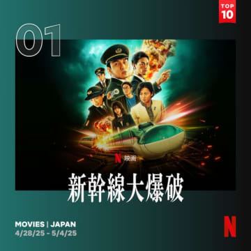 草なぎ剛主演『新幹線大爆破』2週連続で日本1位＆世界2位　メイキング映像で迫力シーンの裏側公開