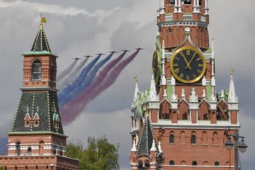 ロシアで大祖国戦争勝利80周年閲兵式のリハーサル