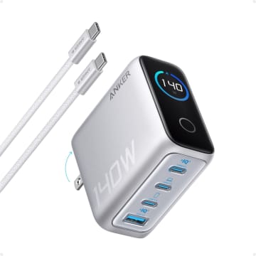 Anker、コンセント付き計140W対応の急速充電器「Anker Charger（140W、4Ports）」と巻取りケーブル付き25000mAh新型モバイルバッテリー