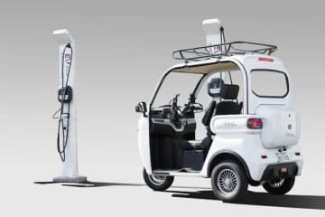 EV三輪自動車「VIVEL TRIKE」、雨除けサイドカバーの標準装備など機能を強化