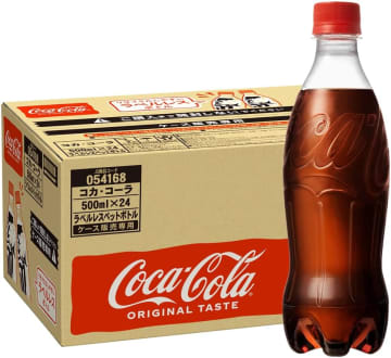 Amazonで「コカ・コーラ」対象の10%オフクーポン配布中。ラベルレス商品などがラインナップ