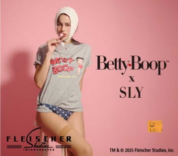【SLY】Betty Boop™とのコラボレーションアイテムを発売♡
