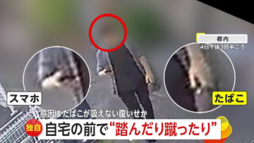 【独自】「引き抜かれたど根性草」たばこを吸えない腹いせか？踏んだり蹴ったり植物に八つ当たりする男　東京