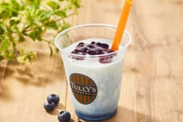 タリーズコーヒー“幸せ呼ぶ”「サムシングブルー」 ドリンク、ブルーベリー×甘酸っぱいヨーグルト味で