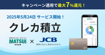 松井証券とJCB、クレカ積立サービスを5月24日開始