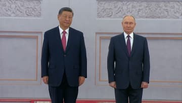 プーチン大統領と習国家主席が会談「平等で秩序ある世界の多極化を進めていく」連携と結束をアピール　中国の抗日戦争勝利記念日式典への出席も表明