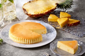 チーズガーデン夏限定「御用邸パイナップルチーズケーキ」初のトロピカルフレーバー、限定パフェも