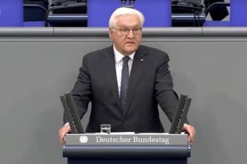 ドイツ大統領「アウシュビッツの解放者が新たな侵略者に」　終戦80年の演説でロシアを非難