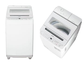 シャープ、容量8kgの縦型洗濯機にも洗剤自動投入機能