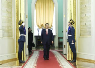 習近平主席、プーチン大統領と会談