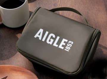 BE-PAL 6月号、付録は「AIGLE」マルチギアポーチ。ガバッと開いて吊して使える