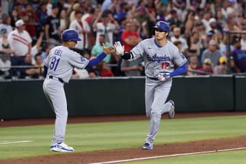 ドジャース・大谷翔平、11号ソロで6試合連続安打　9回二死から意地の130メートル弾放つも空砲に