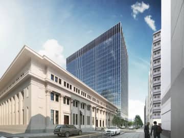 横浜郵船ビル、ホテルへの改装工事を着工。2026年秋に竣工予定