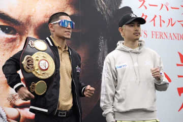 井岡一翔、5階級制覇より雪辱に全集中　王者と10か月ぶり対面「勝利が全て。それしか考えてない」