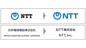NTT、「NTT株式会社」へ社名変更。ロゴも刷新