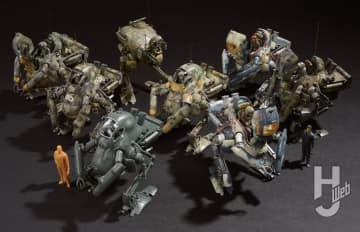 個展開催中の横山宏とMAX渡辺が海洋堂1/35カングール徹底攻略!! 超絶作例とフォトストーリーをお見逃しなく！【Ma.K in SF3D】