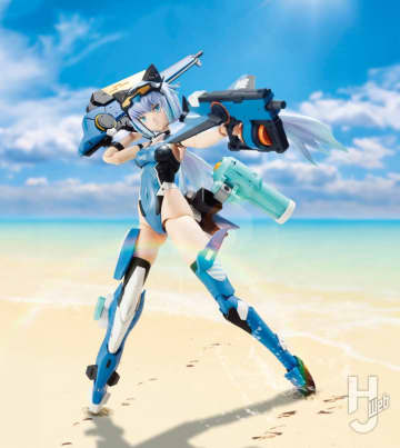 FAガール「スティレット」が水着ルックに！ チョイ足しカスタマイズと水着らしい塗装でメカと美少女両方を存分に楽しむ!!