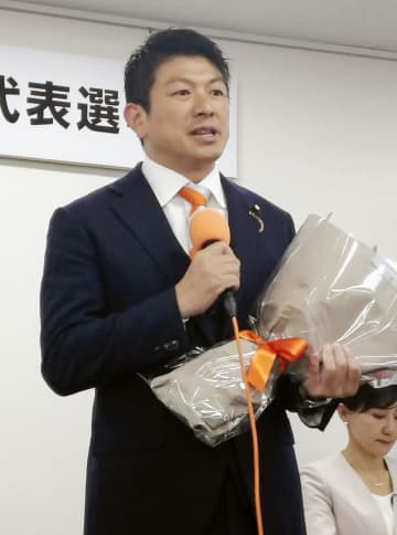 参政党代表、神谷氏が続投　結党後初選挙、2氏を破る