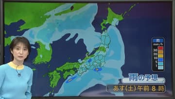 【あすの天気】午前中にかけて大雨も　暑さにも注意